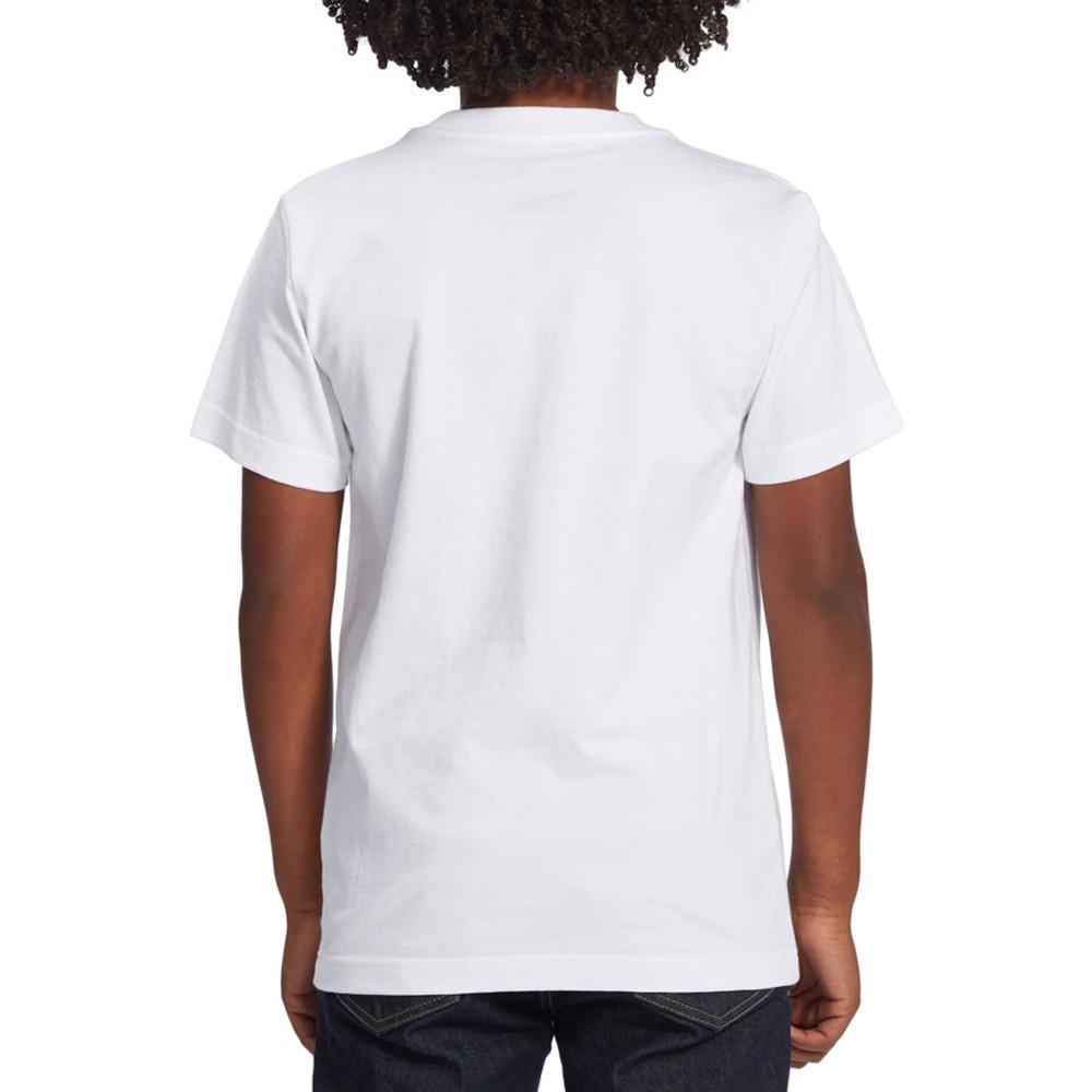 T-Shirt Blanc Garçon DC Shoes Foodies vue 2