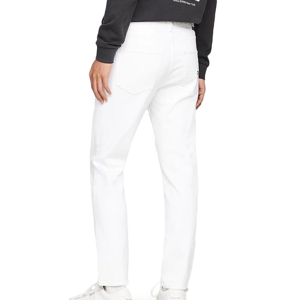 Jean Regular Blanc Homme Tommy Hilfiger DM0DM18720 vue 2