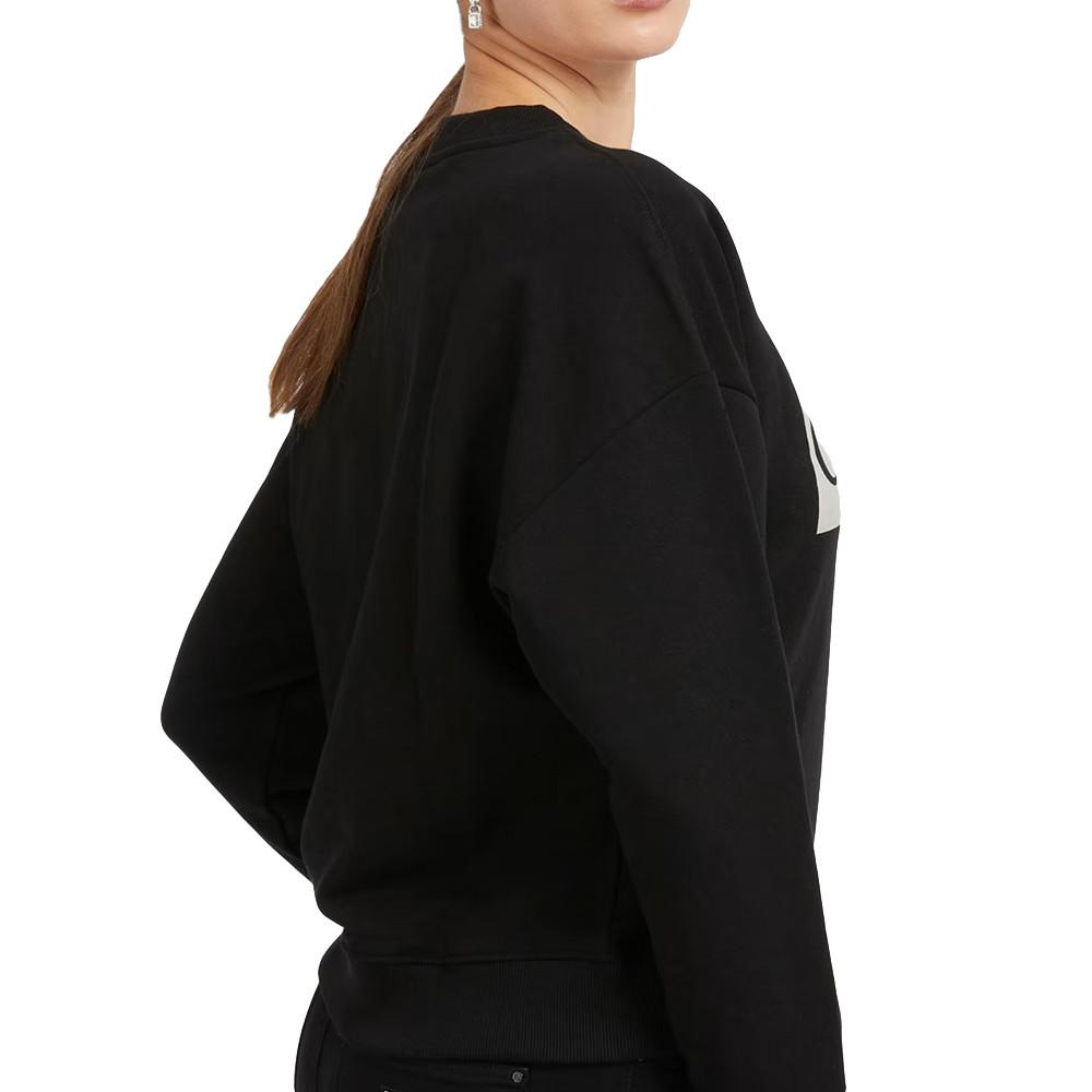 Sweat Noir Femme Guess Deviner vue 2