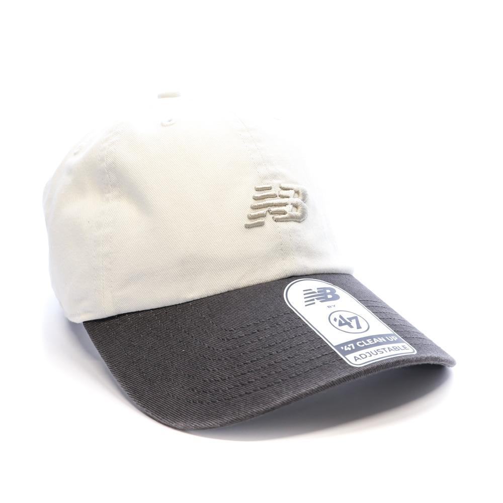 Casquette Blanc/Gris Homme New Balance 47 Clean Up vue 2