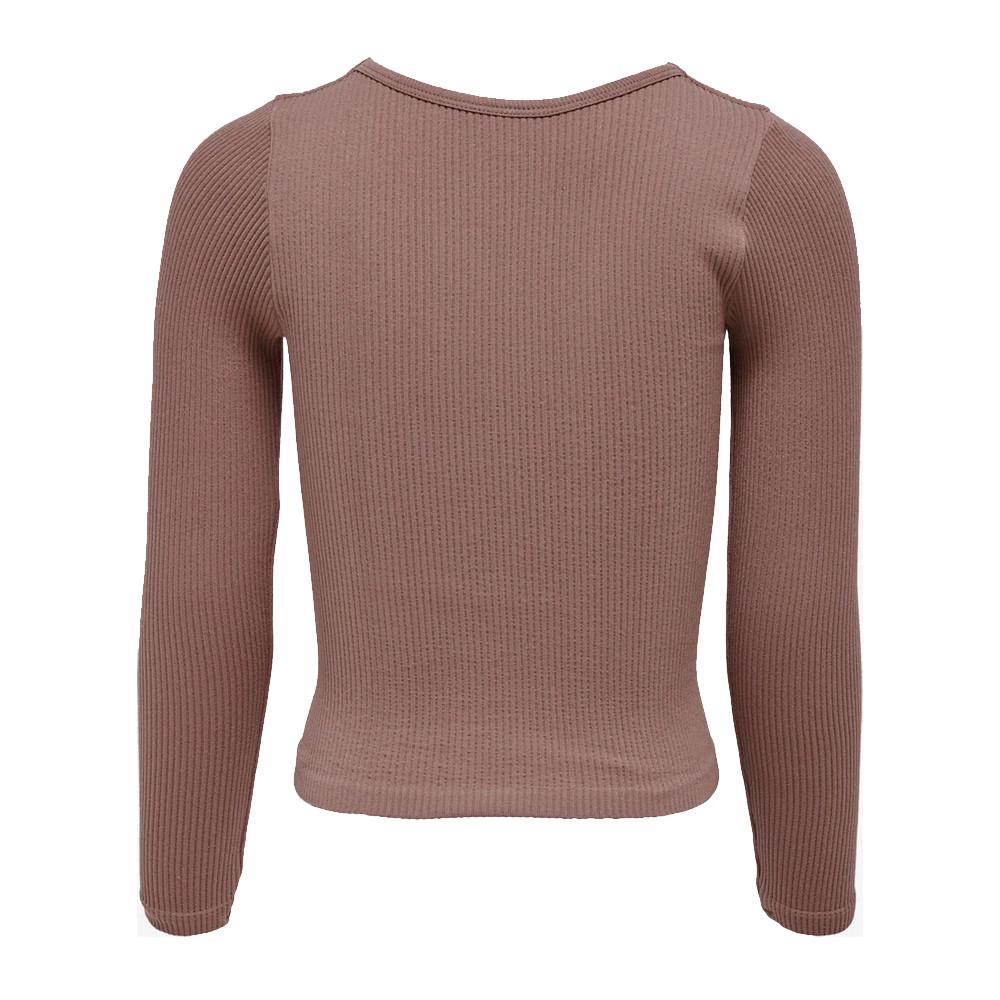 T-shirt Marron Fille Kids Only Gwen vue 2