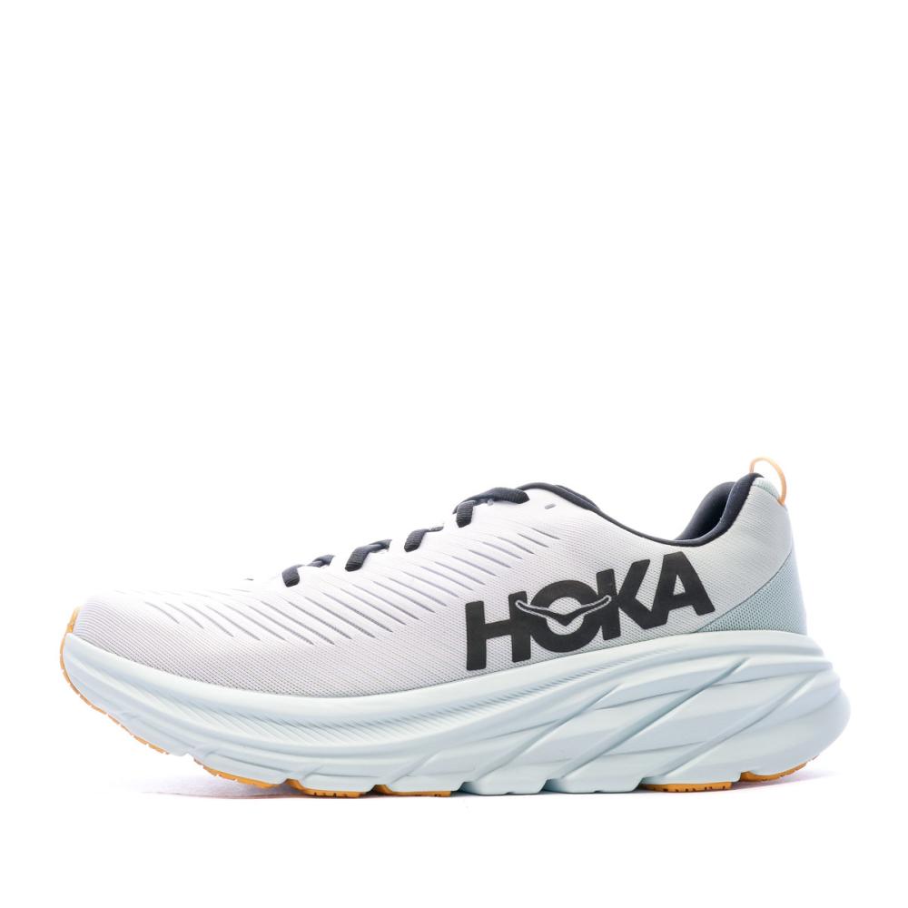 Chaussures de running Blanc/Vert Homme Hoka Rincon 3 pas cher