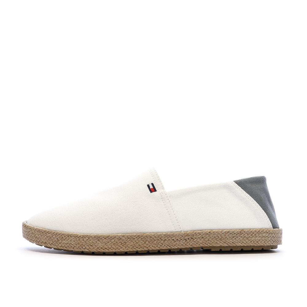 Espadrilles Blanches Homme Tommy Hilfiger Hilfiger FM0FM05353 pas cher