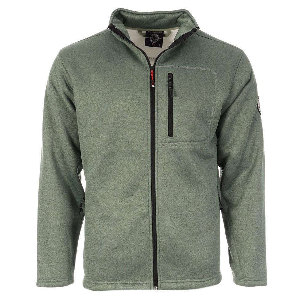 Chaqueta polar verde Paname Brothers Sherpa para hombre barato