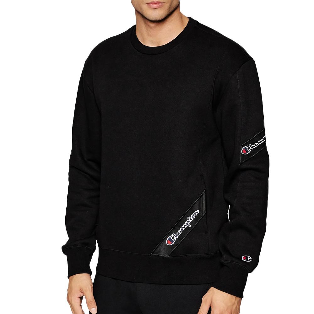 Sweat Noir Homme Champion 216550 pas cher