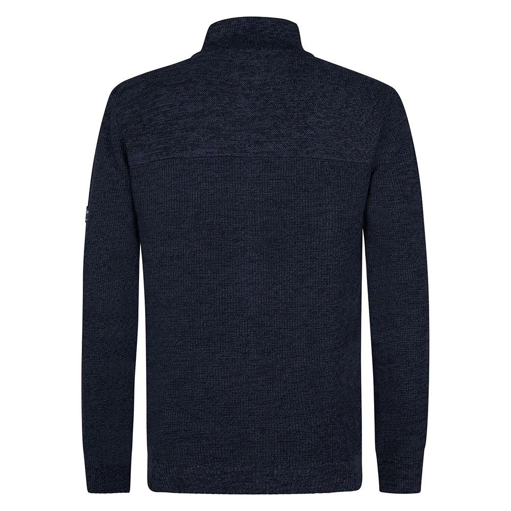 Sweat Zippé Marine Homme Petrol Industries Collar vue 2