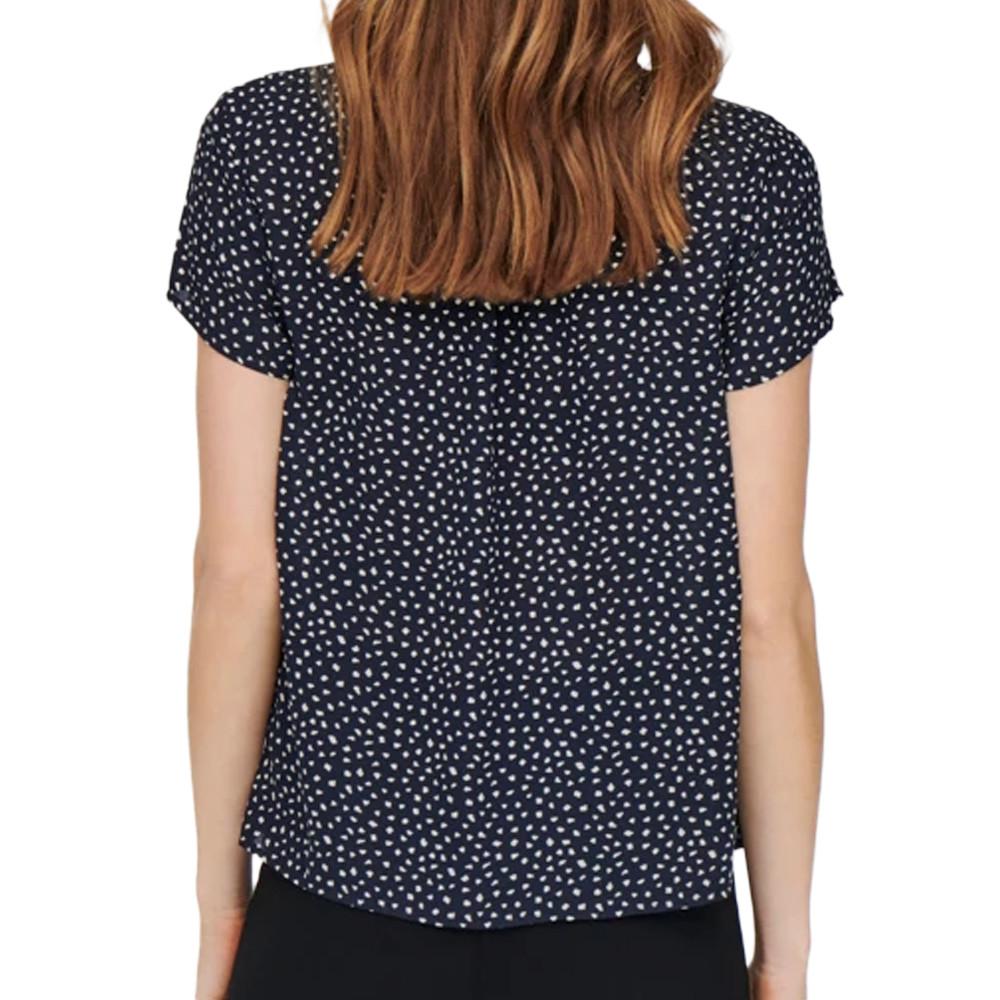 Blouse Marine à pois Femme Only Sonja vue 2
