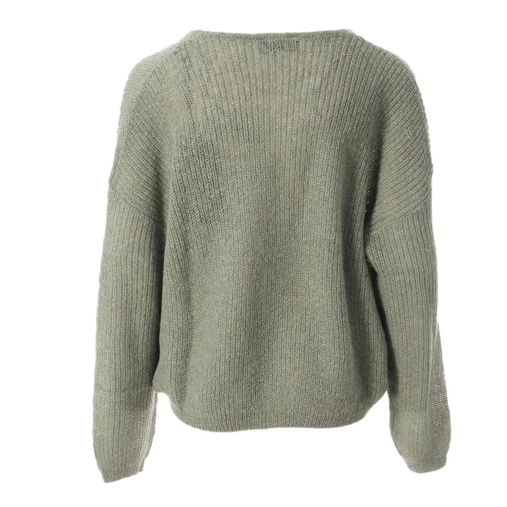 Pull Kaki Fille Teddy Smith Academy vue 2