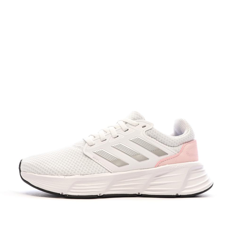 Chaussures de running Blanches Femme Adidas Galaxy 6 pas cher