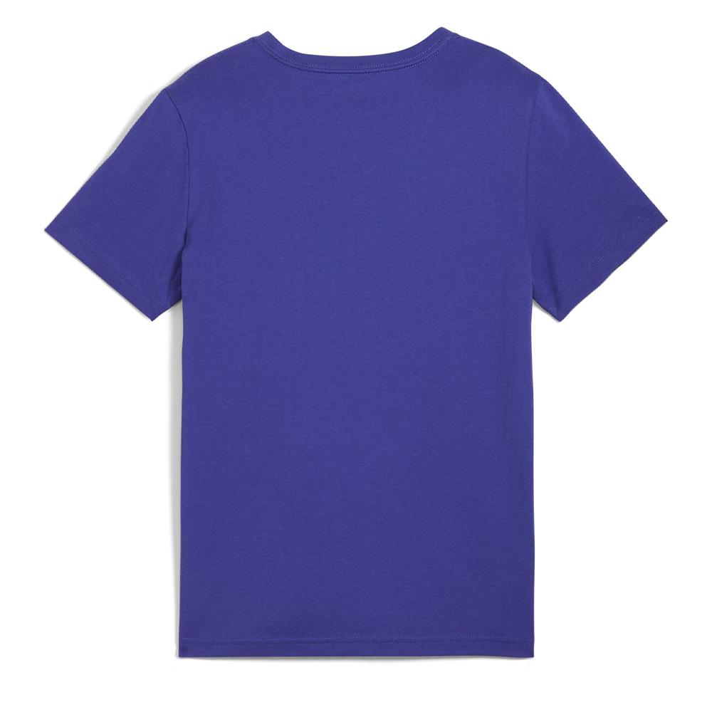 T-shirt Bleu Garçon Puma Ess+ 2 Col Logo vue 2