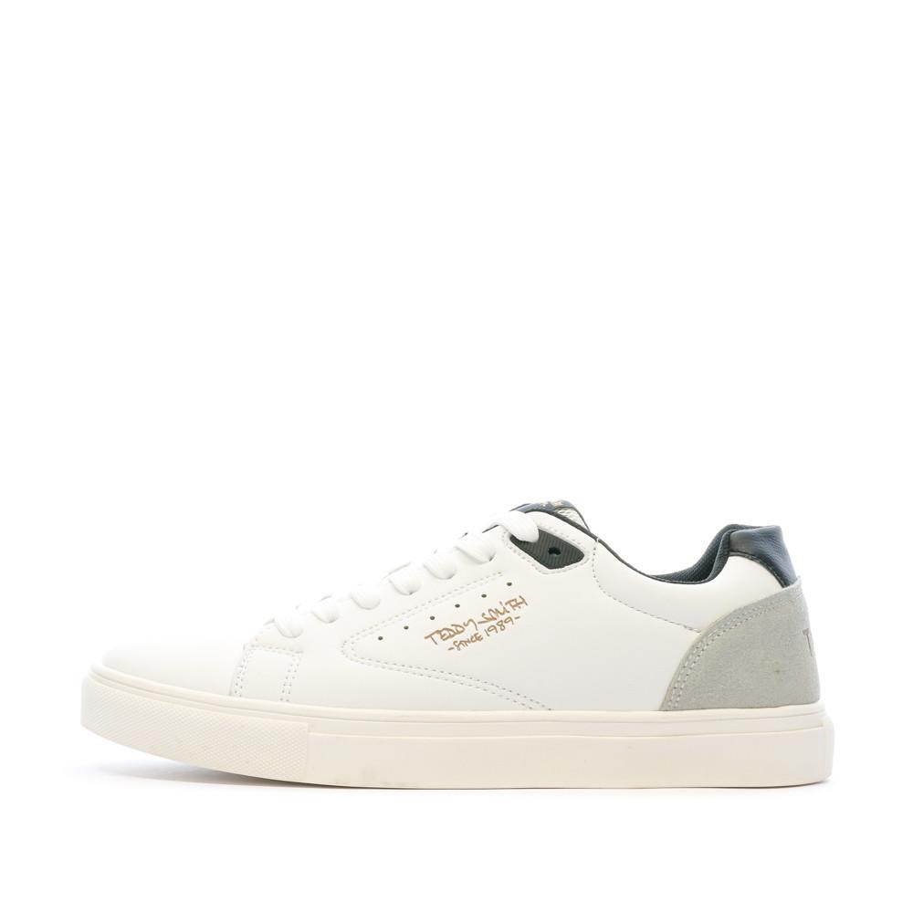 Baskets Blanches/Noires Garçon Teddy Smith 71598 pas cher