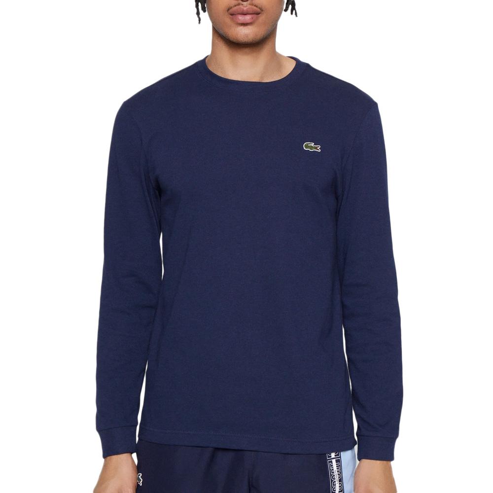 T-Shirt Manches longues Marine Mixte Lacoste TH3662 pas cher