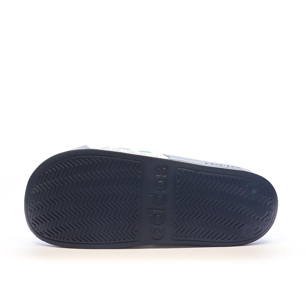 Claquettes Marine/Blanc/Bleu Adidas Adilette Shower vue 2