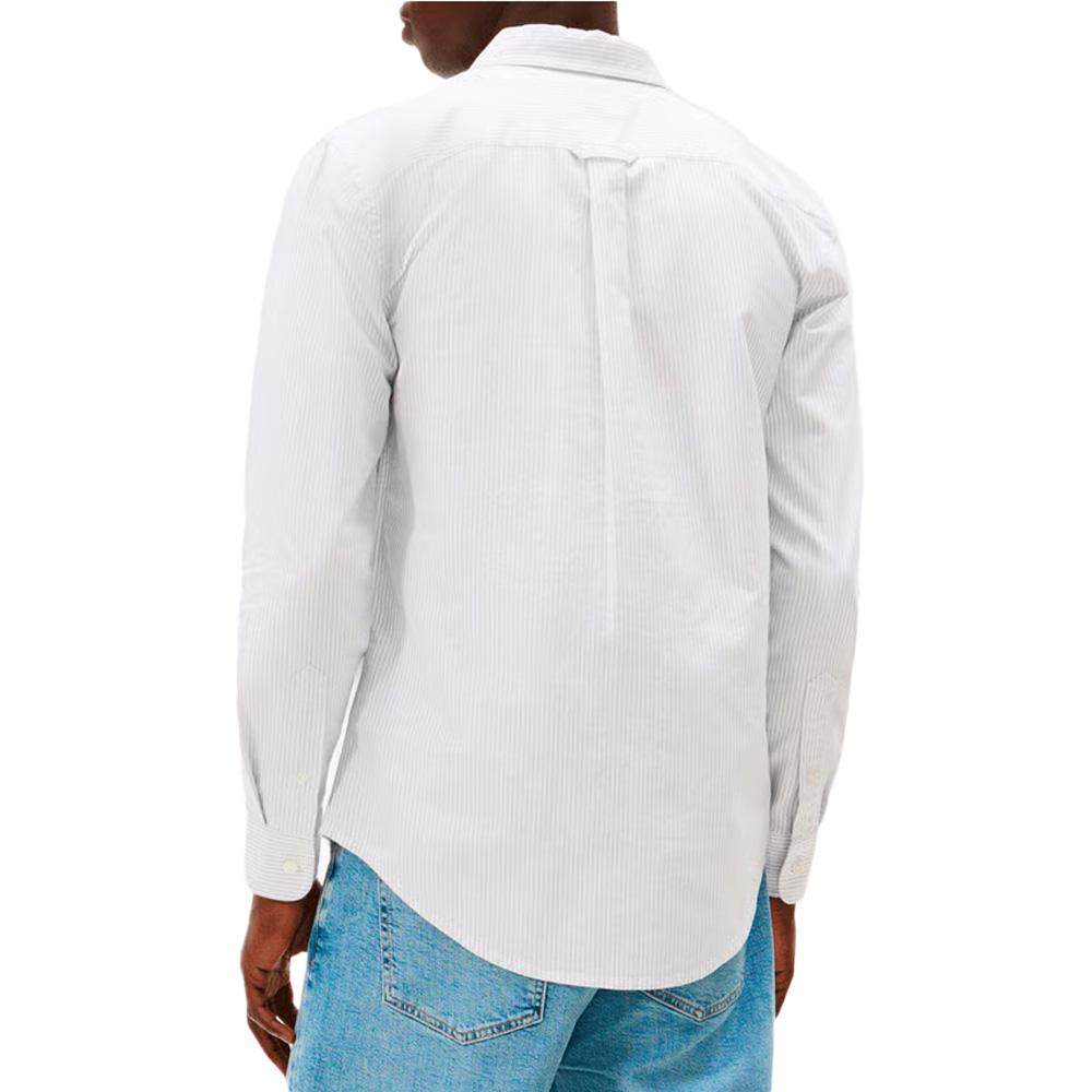 Chemise Rayures Bleu/Blanc Homme Tommy Hilfiger Slim Stripe vue 2