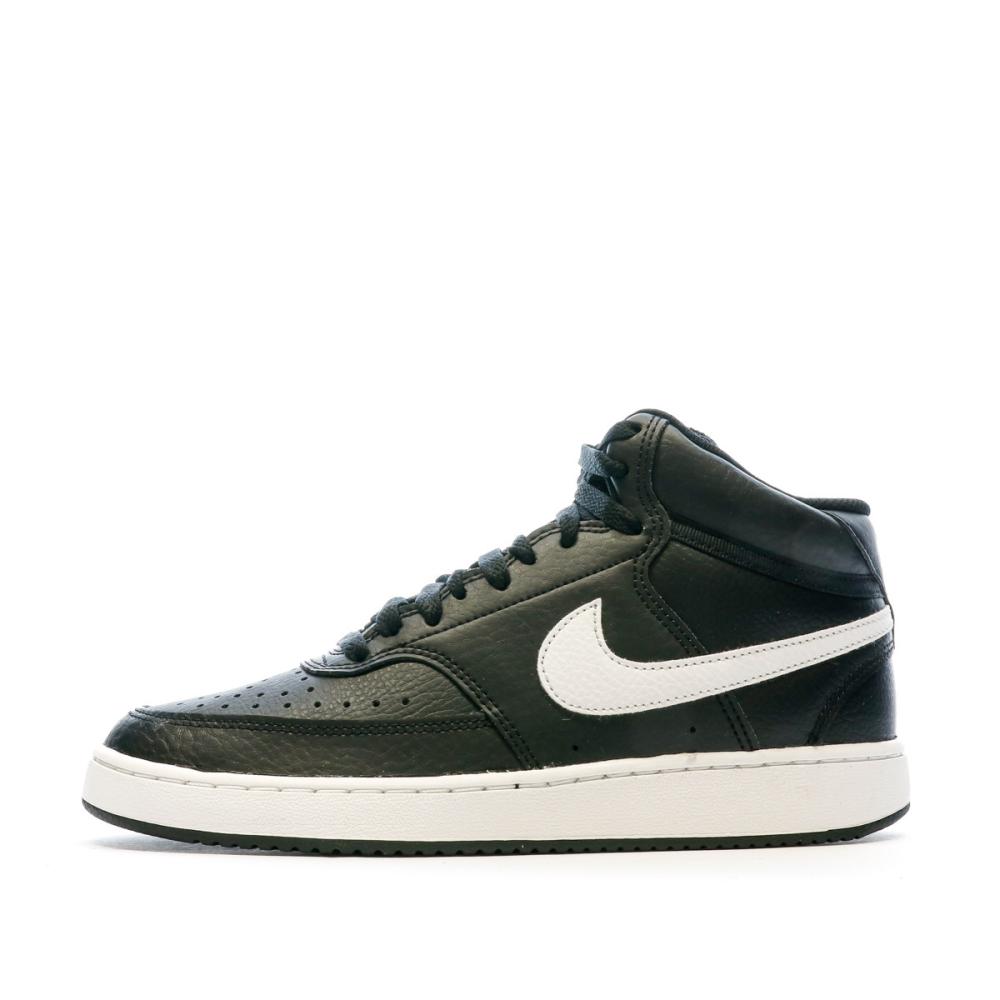 Baskets Noir Homme Nike Court Vision Mid pas cher