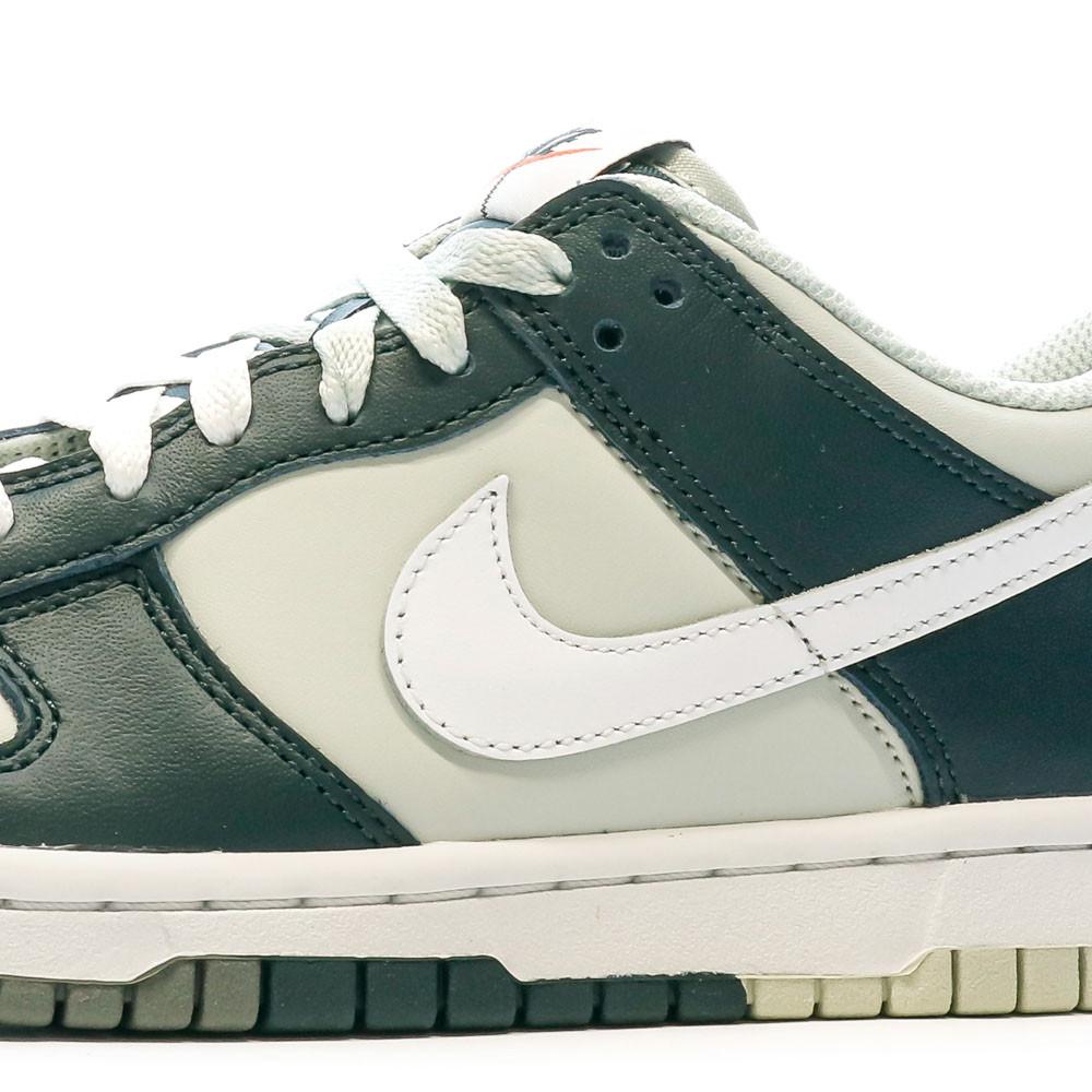 Baskets Vert Amande Junior Nike Dunk Low vue 7