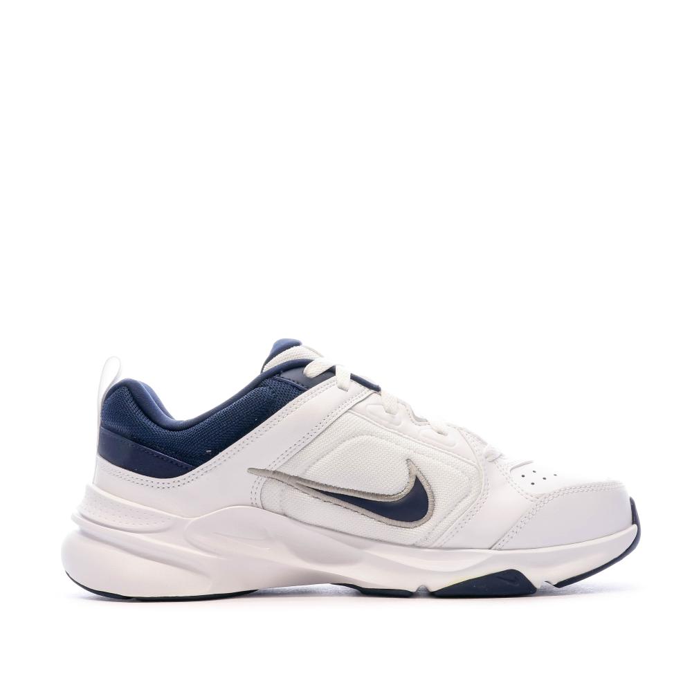 Baskets Blanc/Marine Homme Nike Defyallday vue 2