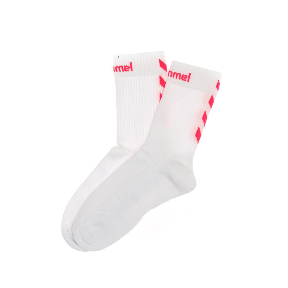 Chaussettes blanches/roses enfant Hummel Authentic Indoor pas cher