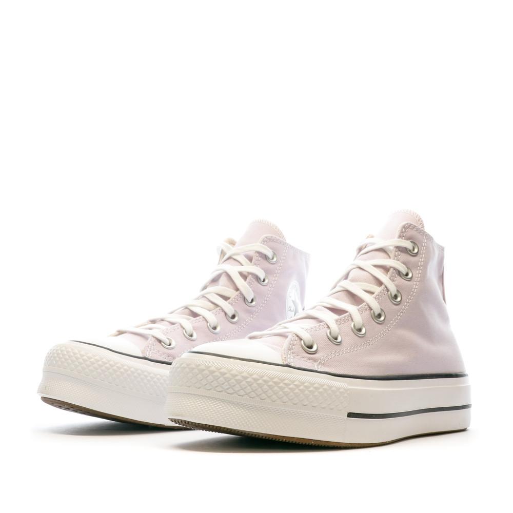 Baskets Mauves Femme Converse Chuck Taylor All Star Platform vue 6