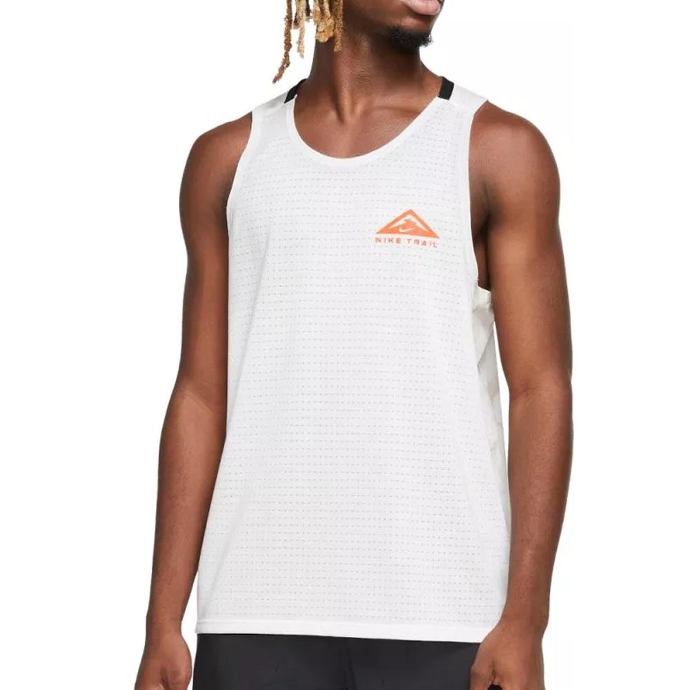 Débardeur Blanc/Orange Homme Nike Solar pas cher