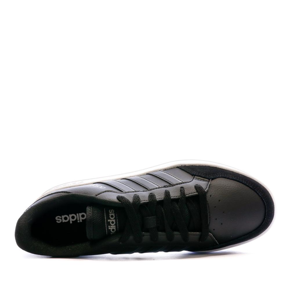 Baskets Noires Homme Adidas Breaknet vue 4