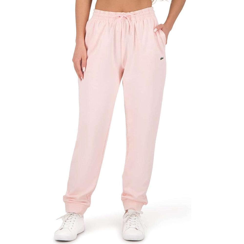 Jogging Rose Femme Lacoste Fleece pas cher