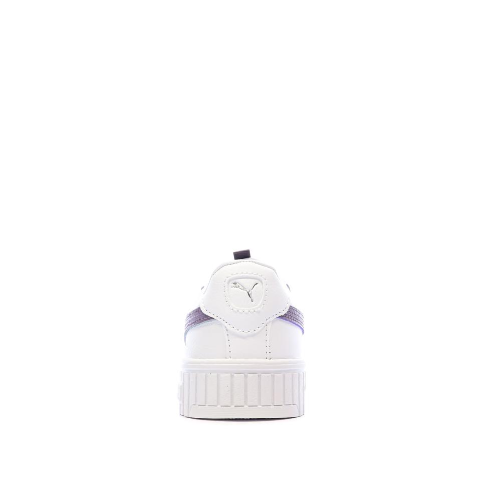 Baskets Blanches/Violettes Femme Puma Carina 2.0 vue 3