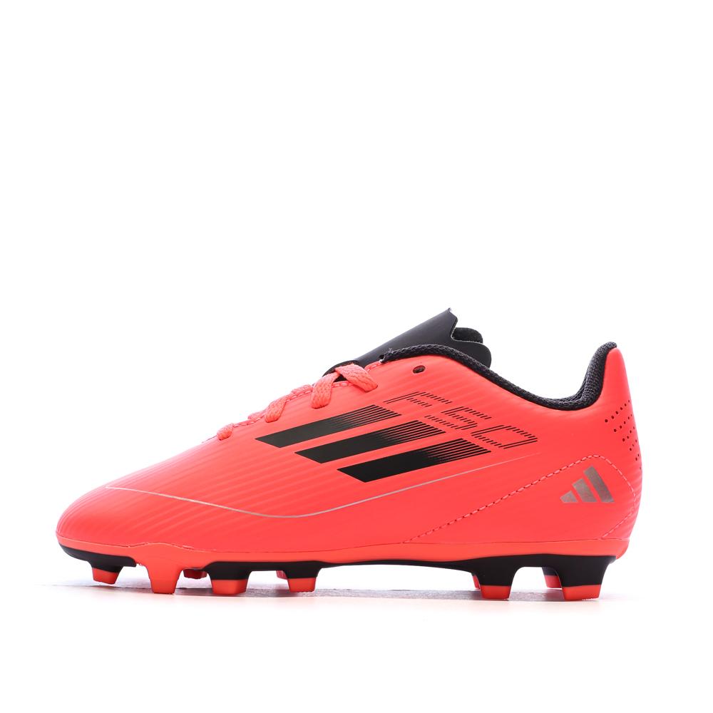 Chaussures de football Rouges/Noires Garçon Adidas Messi pas cher