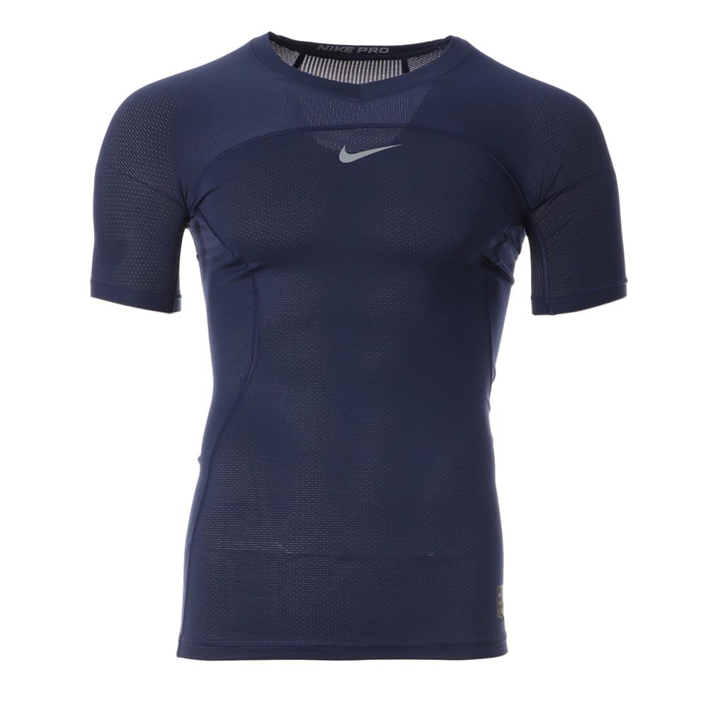 T-shirt de compression Marine Homme Nike Tenue Compete pas cher