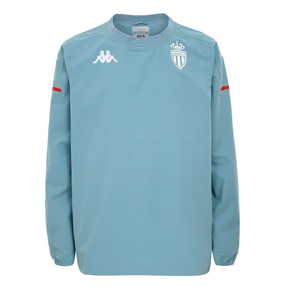 AS Monaco Sweat Bleu Homme Kappa 2020/2021 pas cher