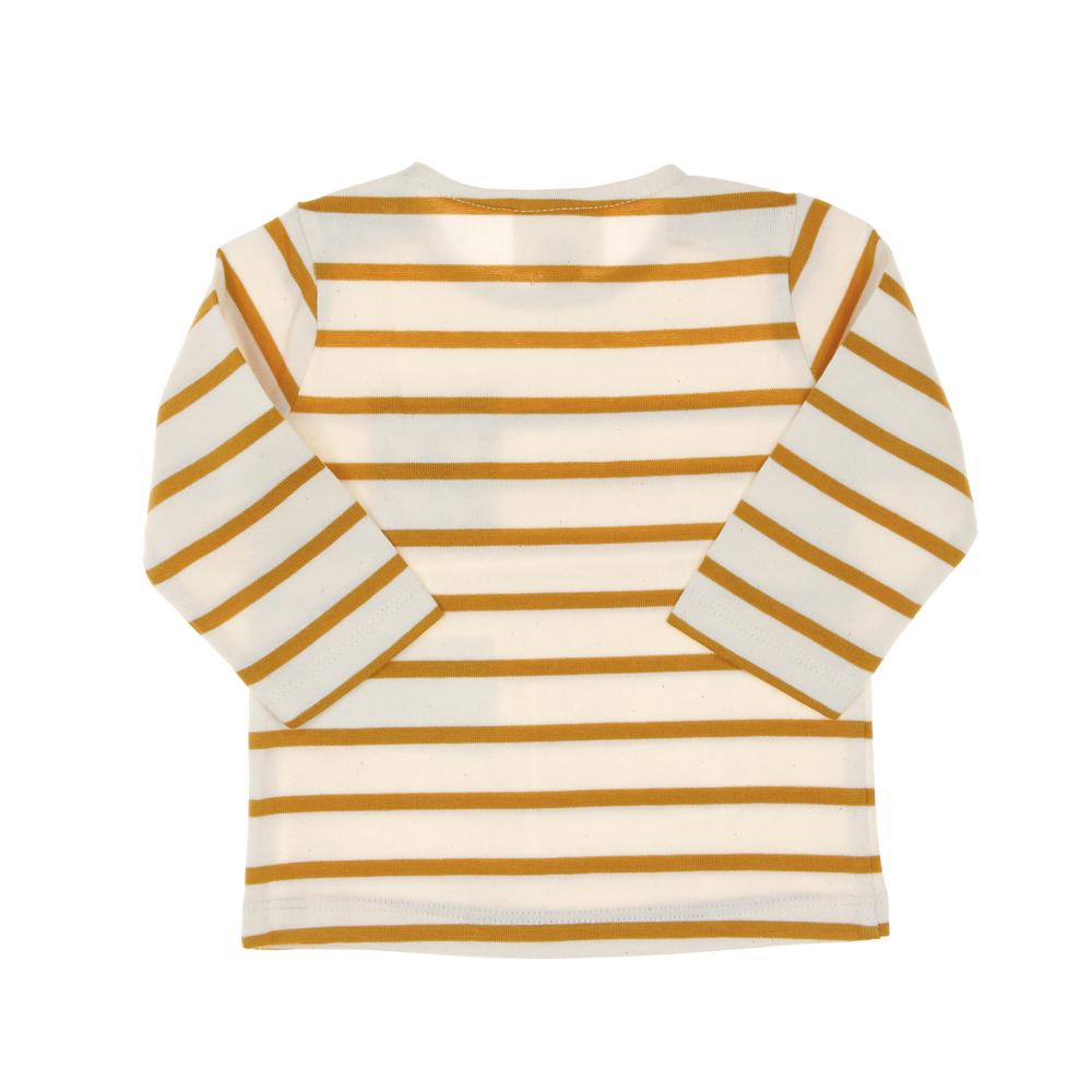 T-shirt Jaune à Rayures Garçon EOM Eloris2 vue 2