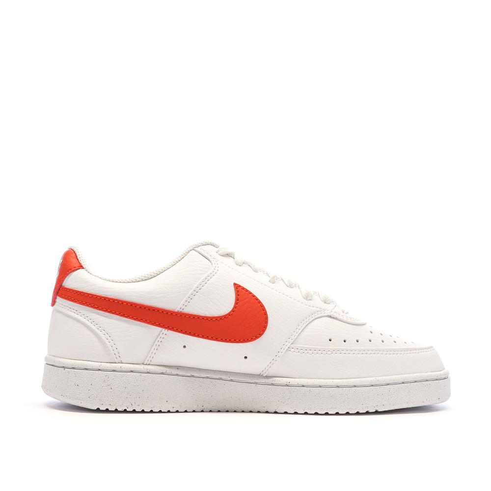 Baskets Blanches/Oranges Homme Nike Court Vision Low vue 2