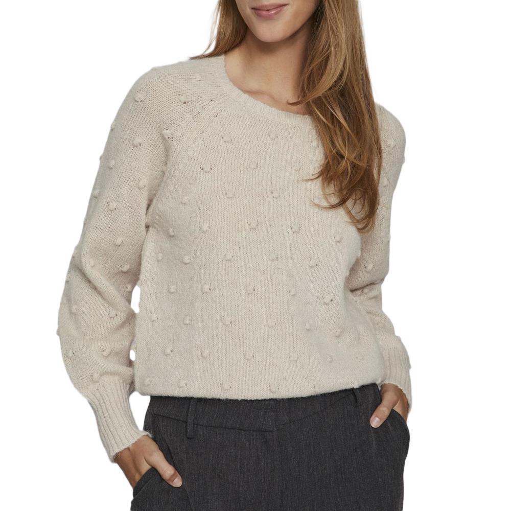Pull Beige Femme Vila Tuli pas cher