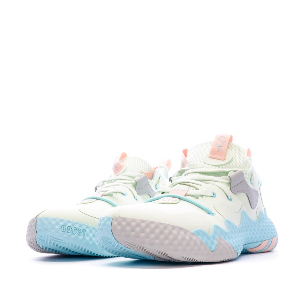 Chaussures de Basket Verte Femme Adidas Harden Vol. 6 vue 6