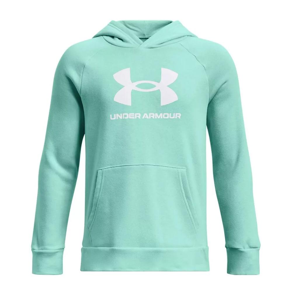 Sweat à Capuche Turquoise Garçon Under Armour Rival Fleece pas cher