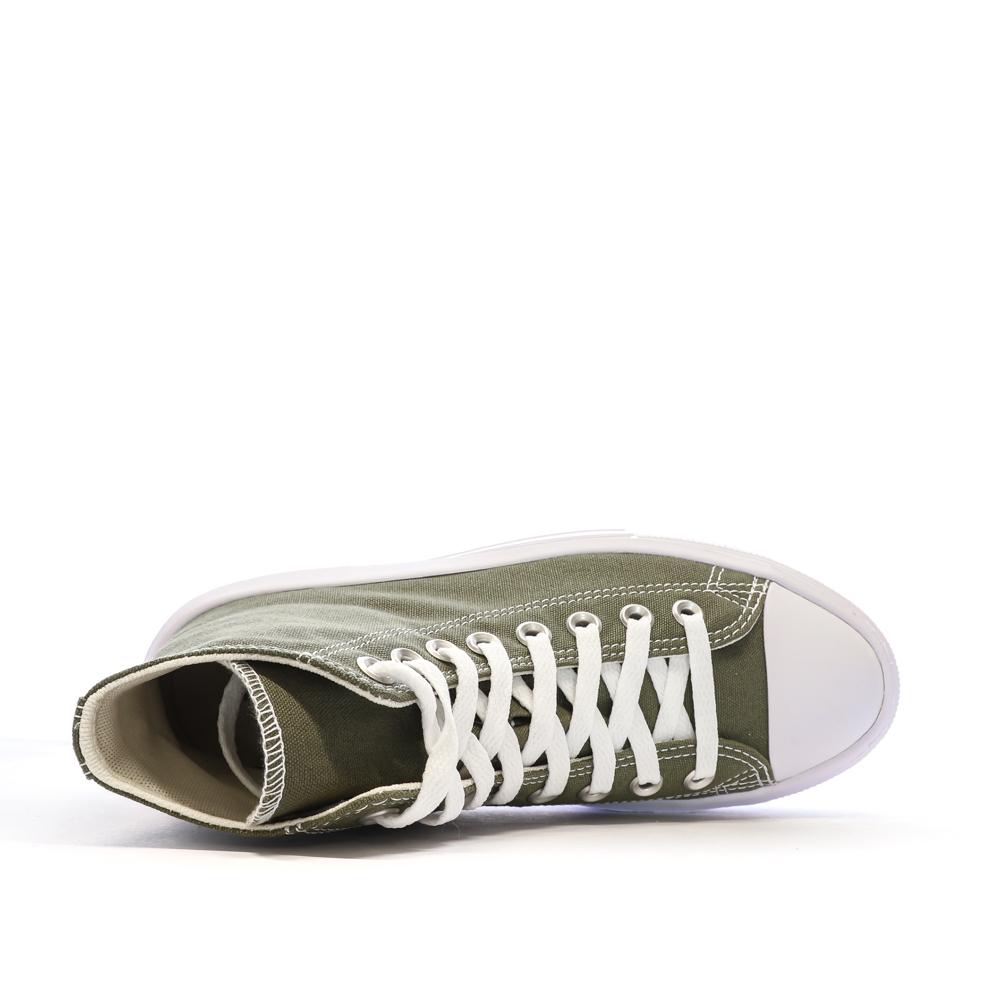 Baskets Kaki Femme Converse Chuck Taylor All Star Move vue 4