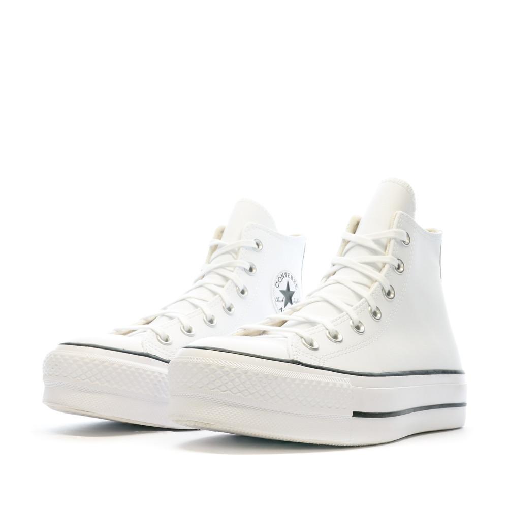 Baskets Blanches Homme Converse Ctas Lift Hi vue 6