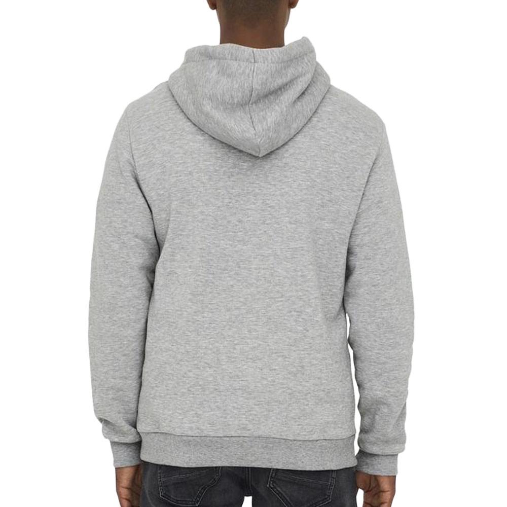 Sweat à Capuche Gris Homme Only & Sons Ceres vue 2