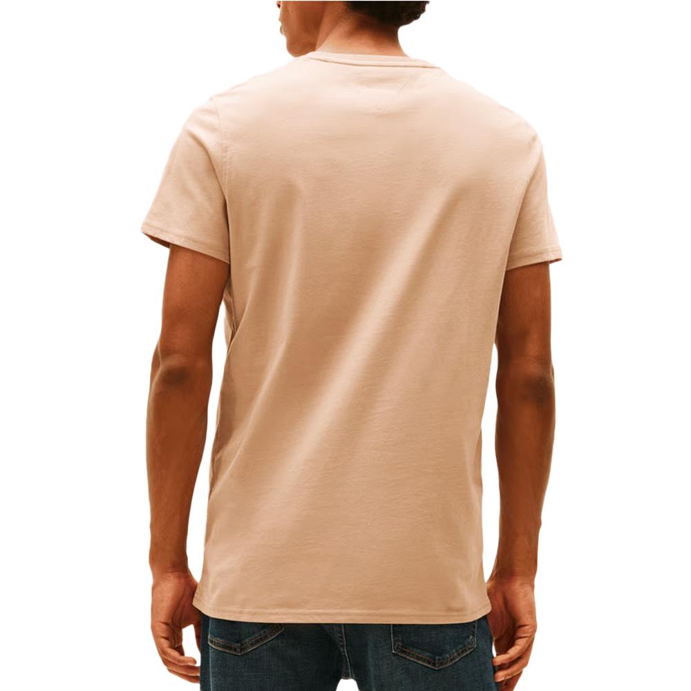 T-shirt Beige Homme Tommy Hilfiger Tjm Xslim Jersey vue 2