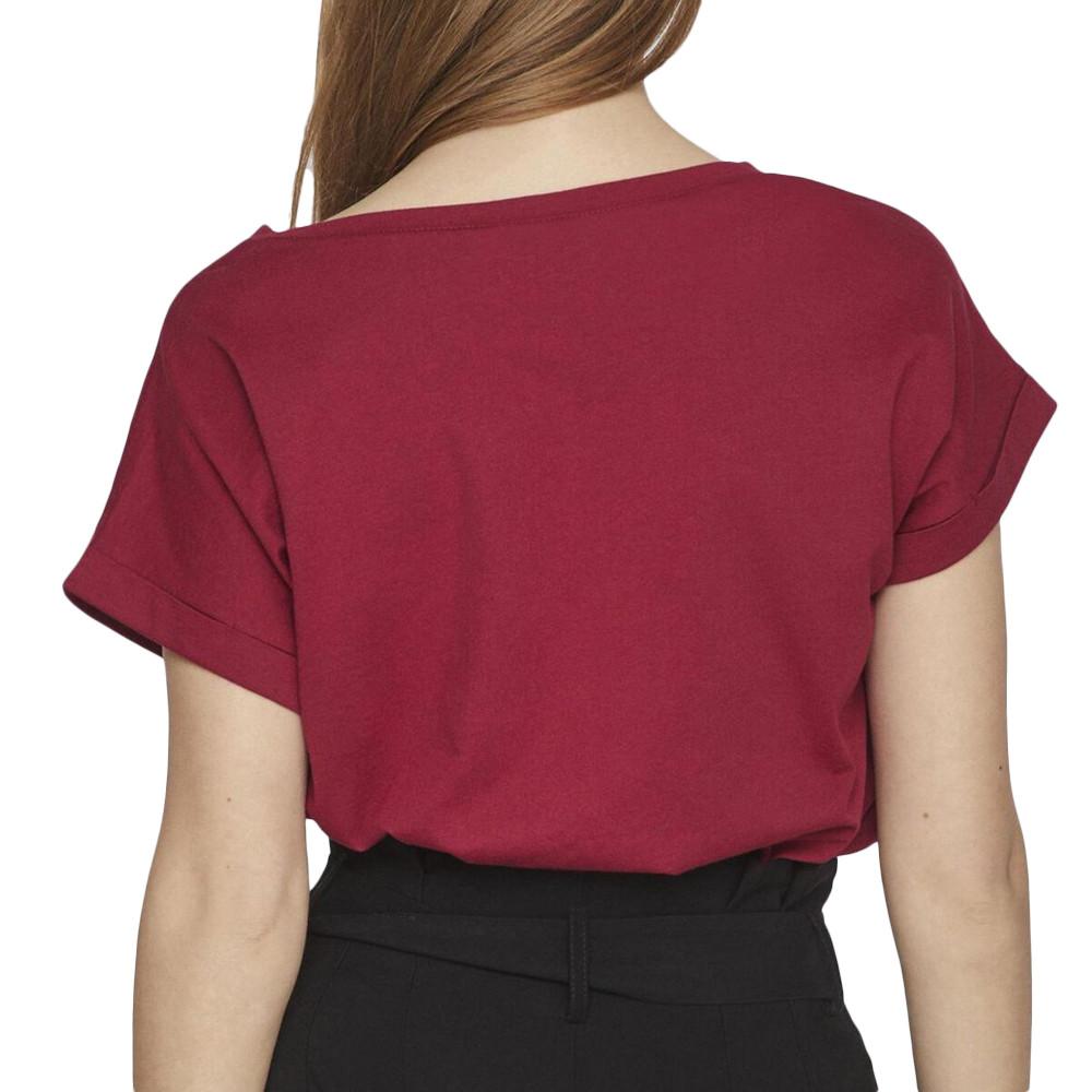 T-shirt Rouge Femme Vila Dreamers vue 2