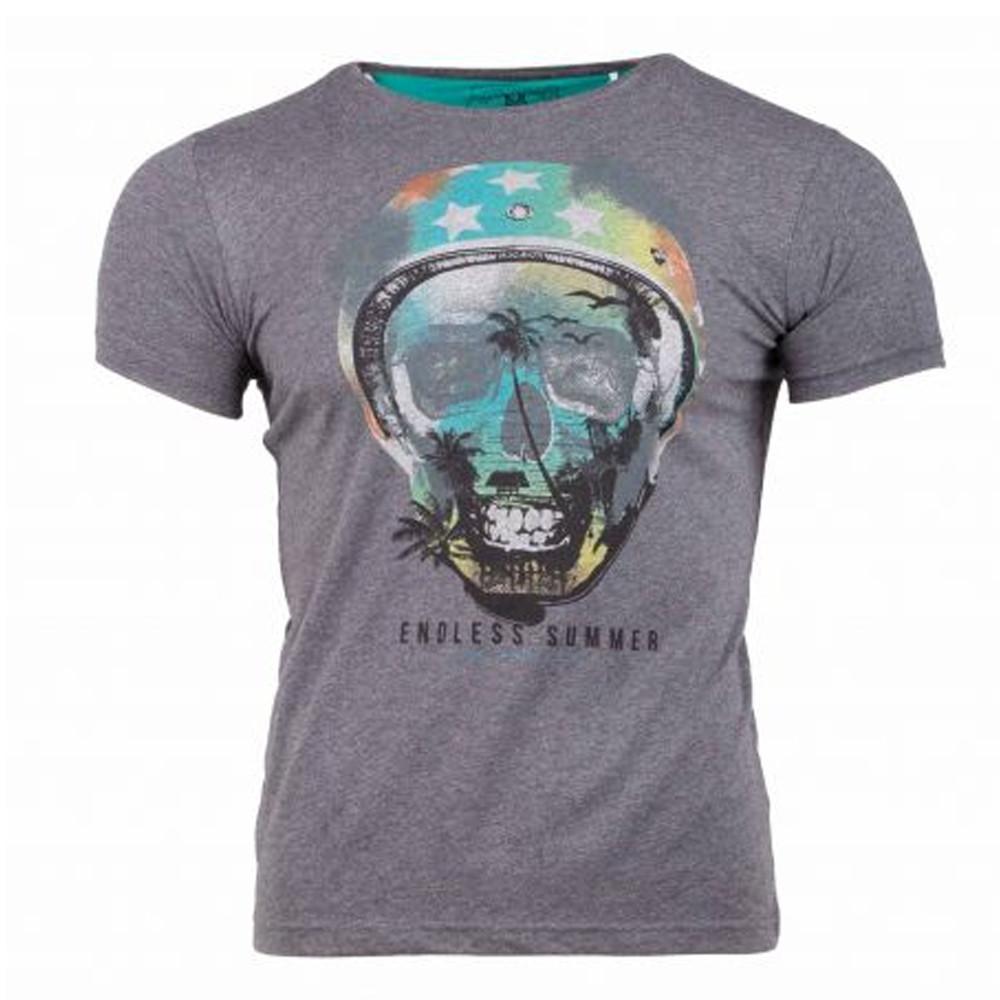 T-shirt Gris Homme La Maison Blaggio Madisson pas cher