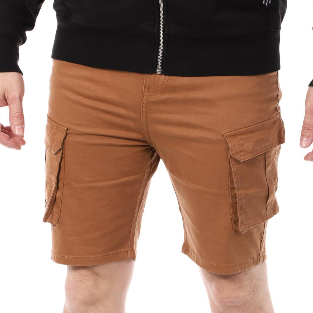 Short Cargo Marron Homme La Maison Blaggio VEGALIA pas cher