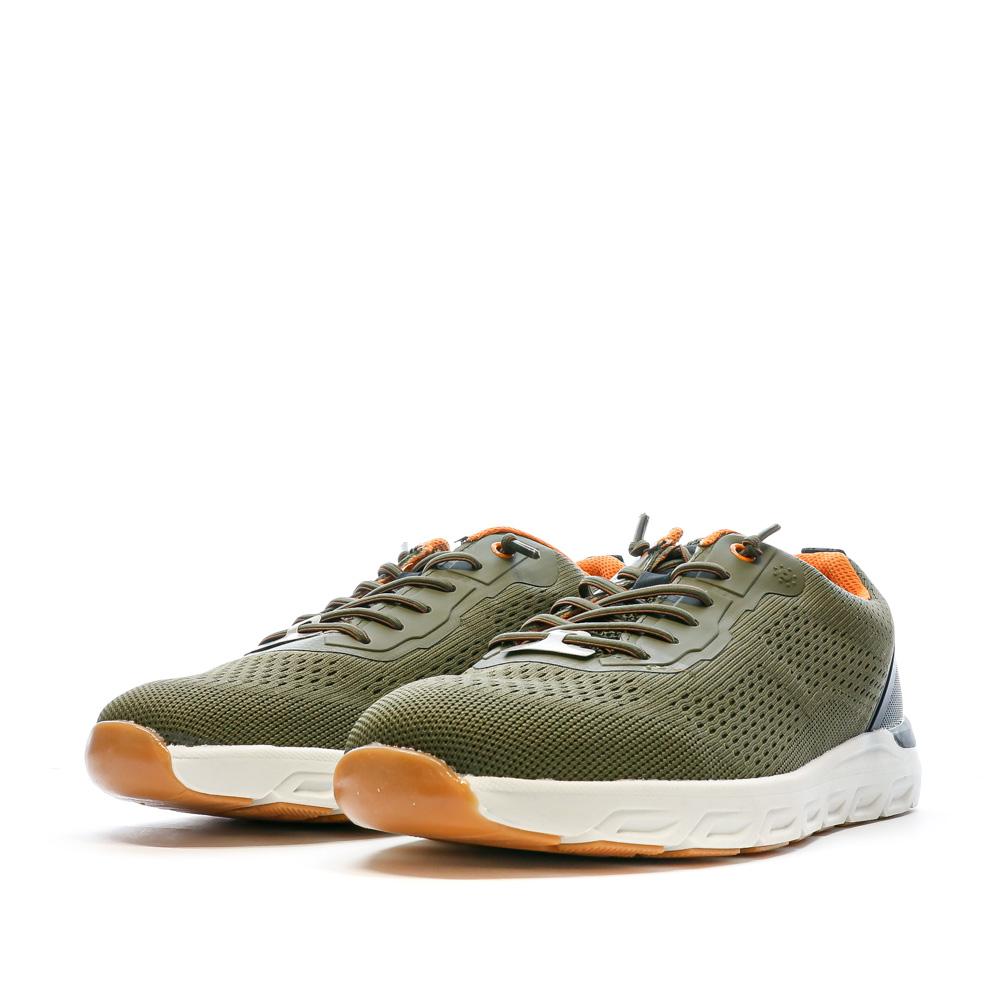 Baskets Kaki Homme Relife Laniston vue 6