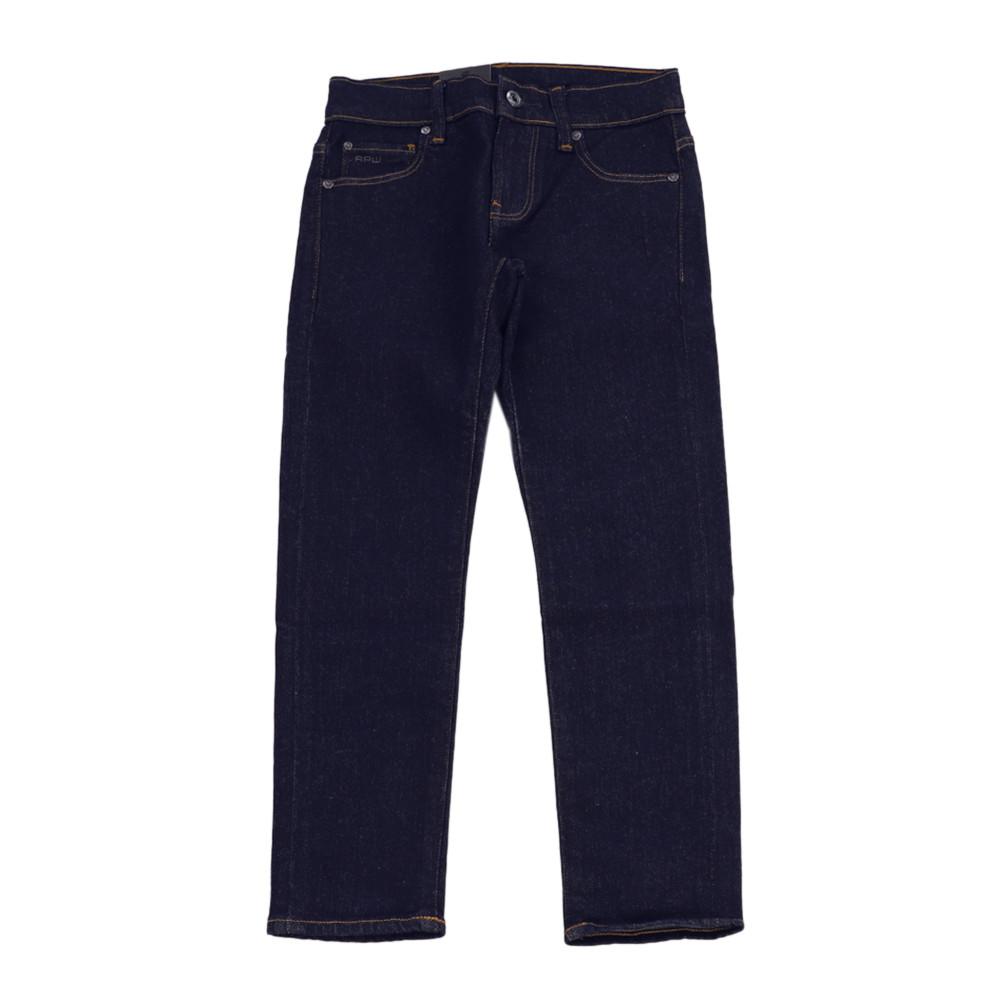 Jean Skinny Marine Garçon G-Star Kids 3301 pas cher