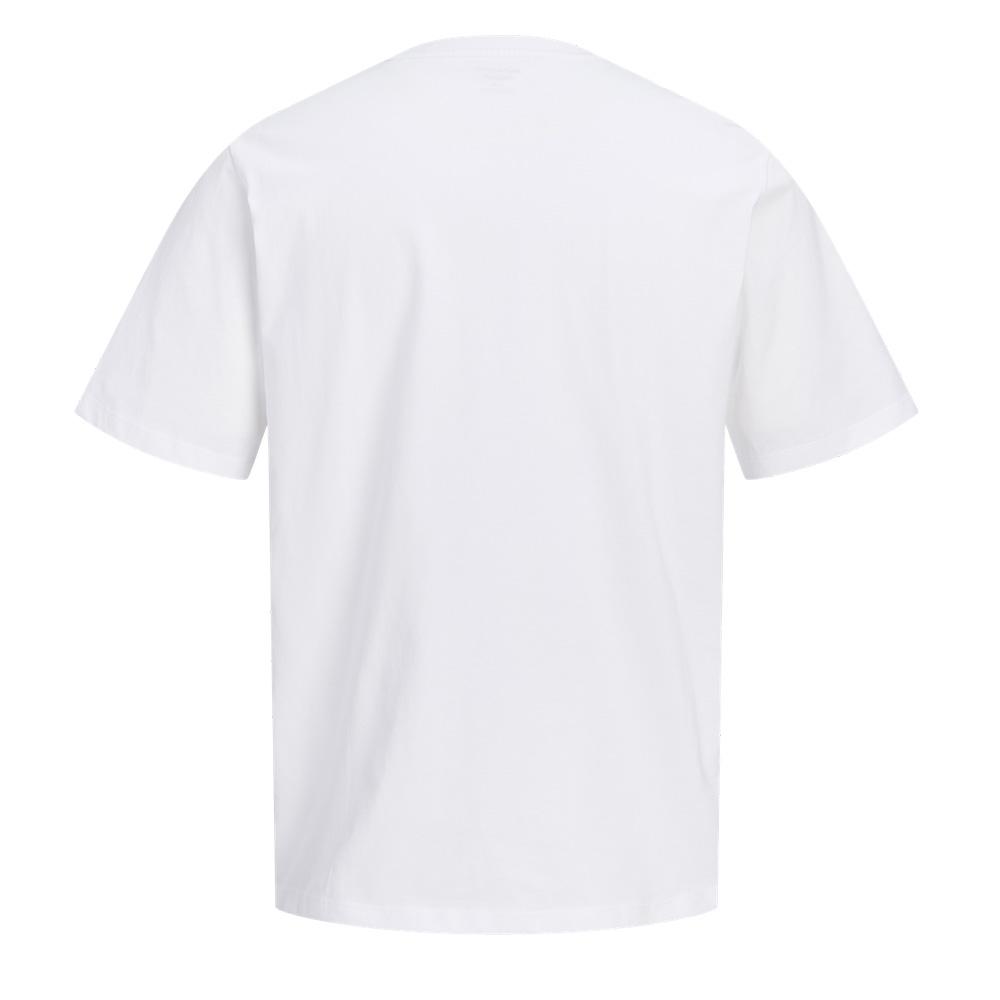 T-Shirt Blanc Homme Jack & Jones Jordog vue 2