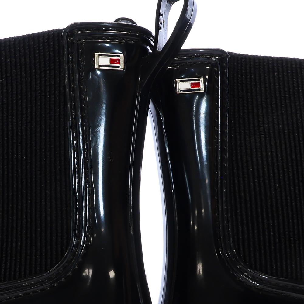 Bottes de Pluie Noir Femme Tommy Hilfiger Flag Hardware Rainbow vue 7