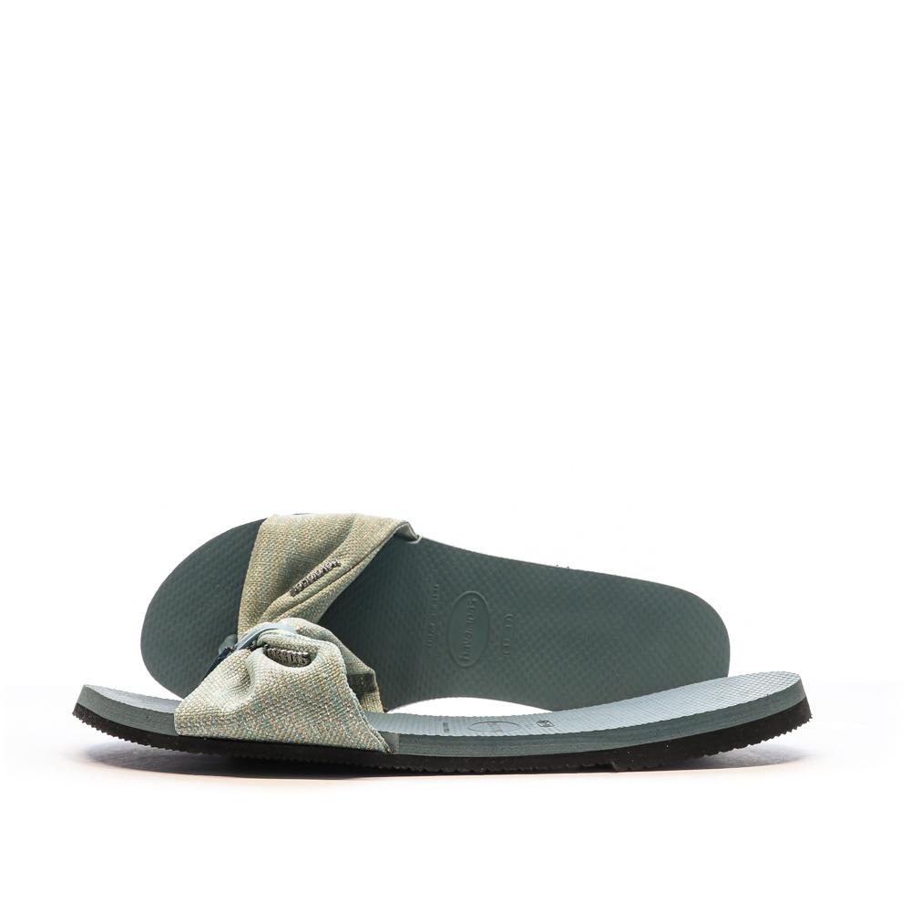 Tongs Bleu Femme Havaianas You Saint Tropez pas cher