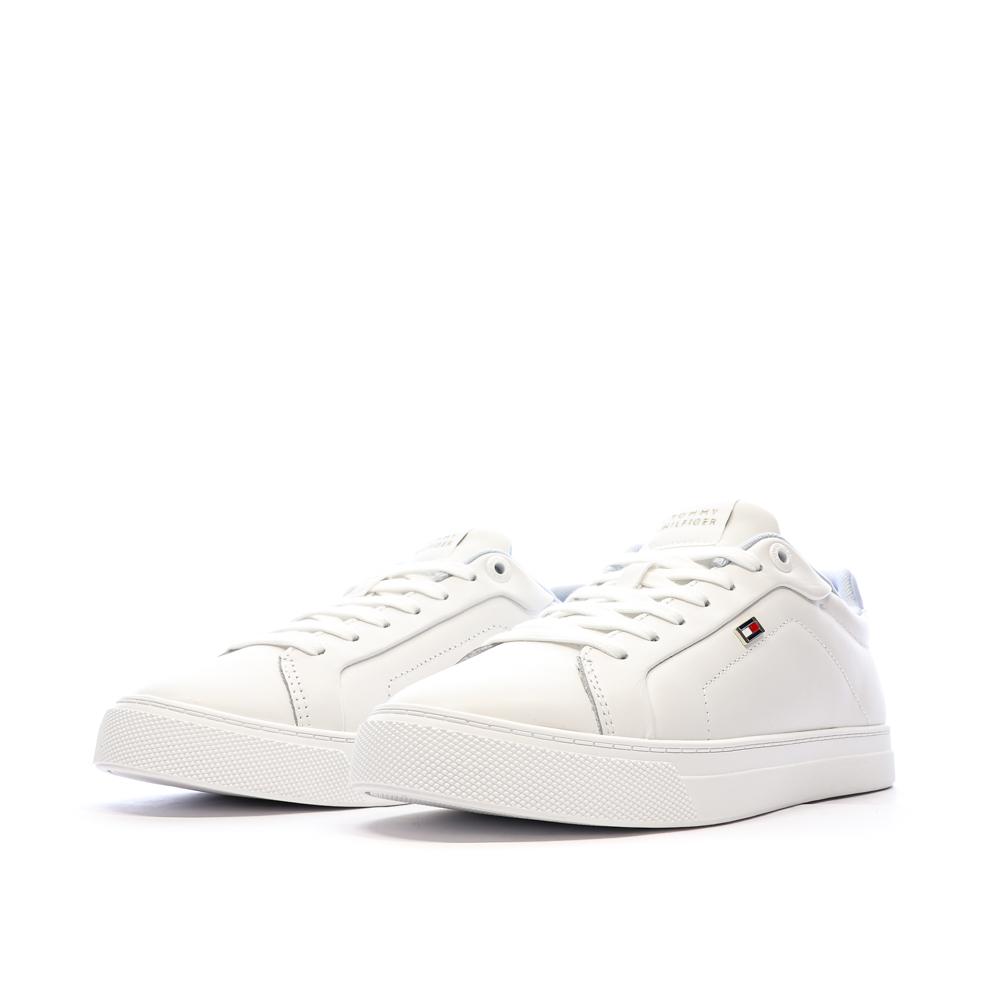 Baskets Blanches/Bleu Femme Tommy Hilfiger Sporty vue 6