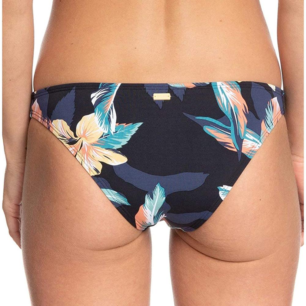 Bas de Bikini Noir Femme Roxy Printed Beach Classics vue 2