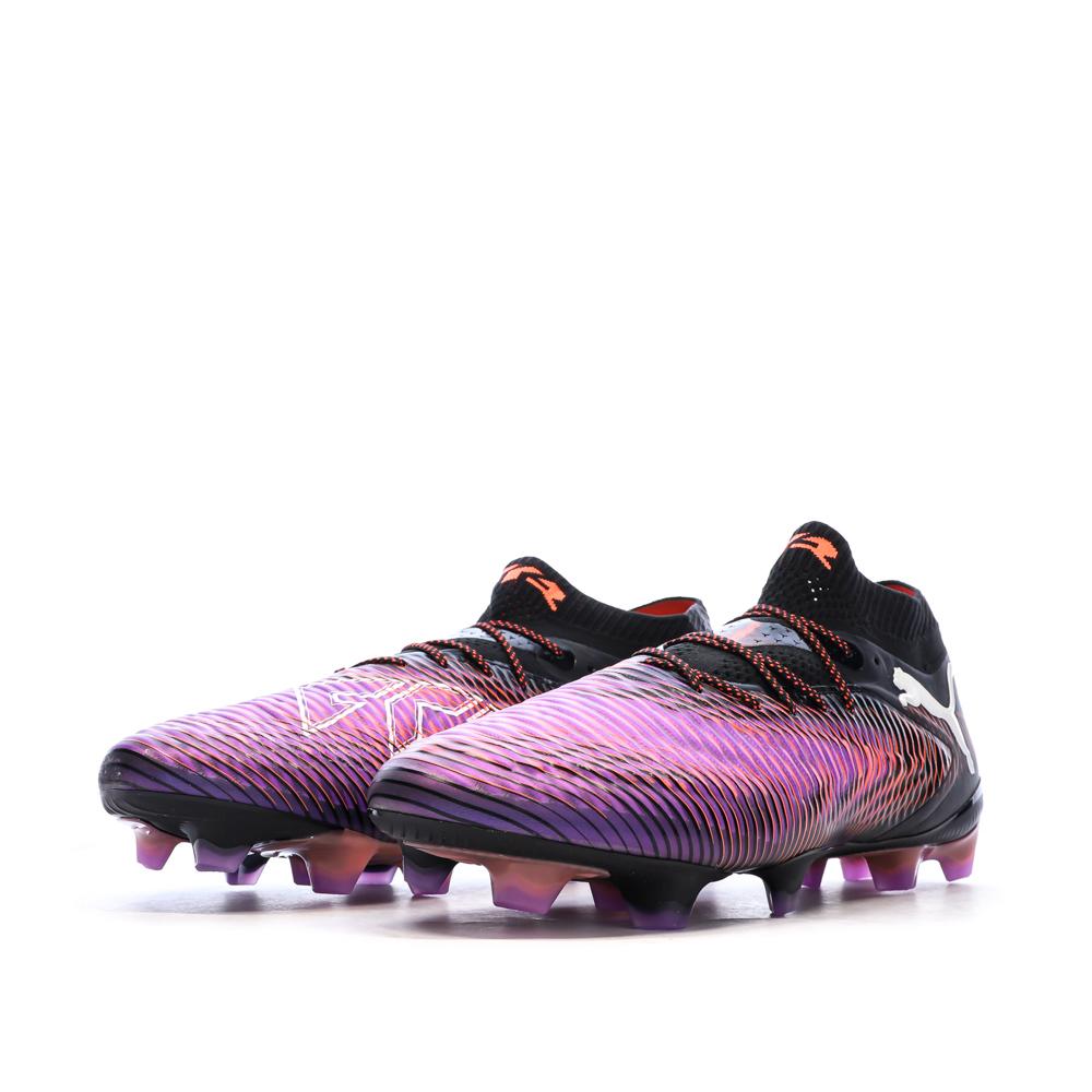Chaussures de football Noir/Violet Homme Puma Future 8 Ultimate Fg vue 6